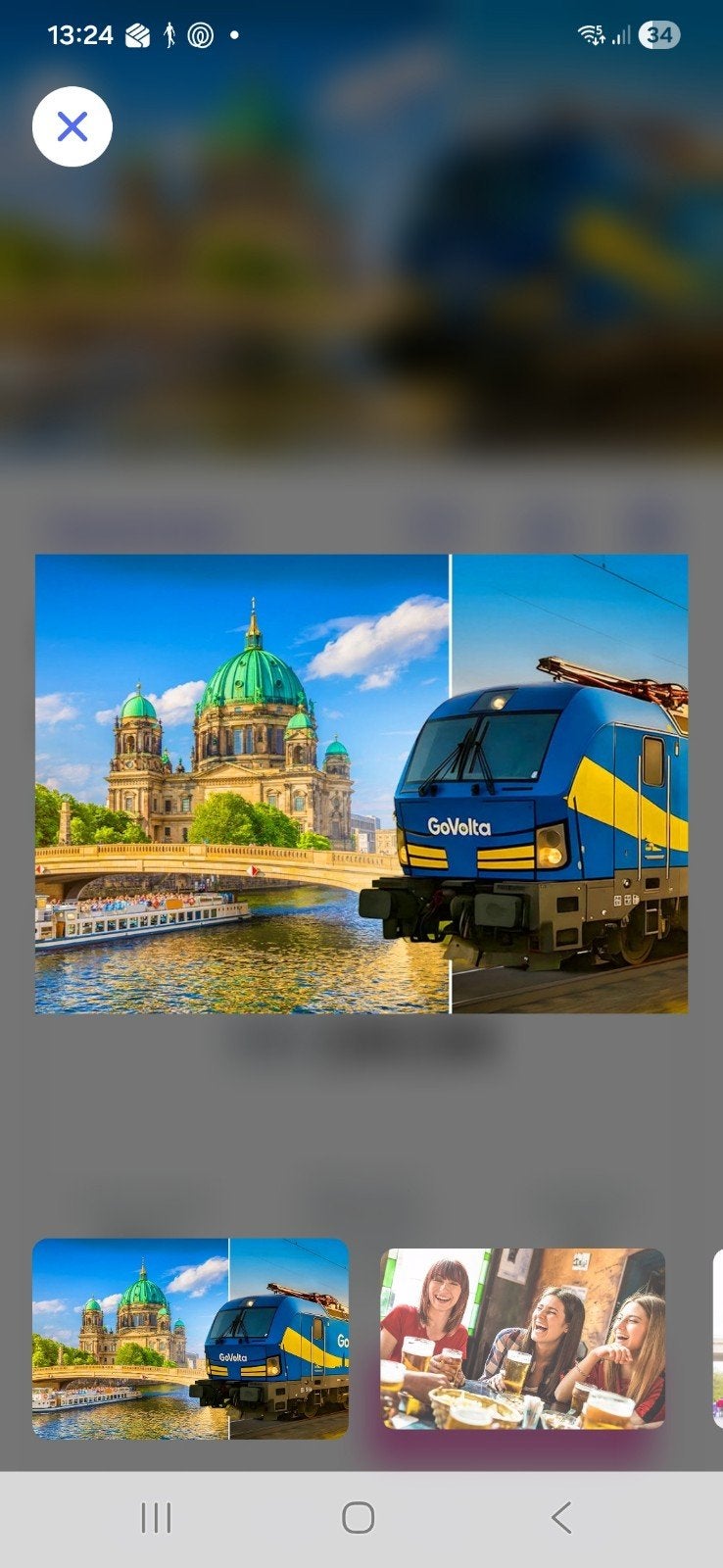 4 retourtickets trein Berlijn, Tickets en Kaartjes, Twee personen, Trein, Met bestemming of datum