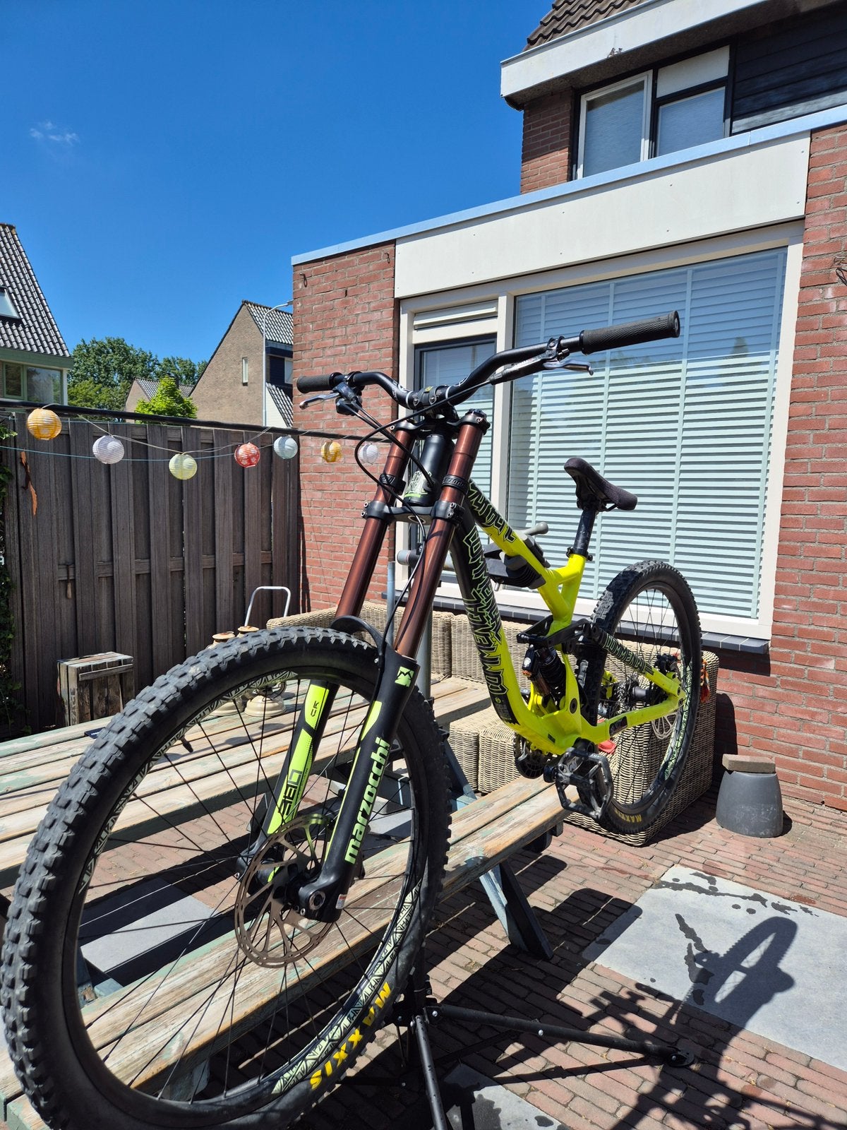 Commencal DH V3 2015 - Freeride/park Bike | Marzocchi | M, Fietsen en Brommers, Gebruikt, Fully, Schijfrem, Ophalen