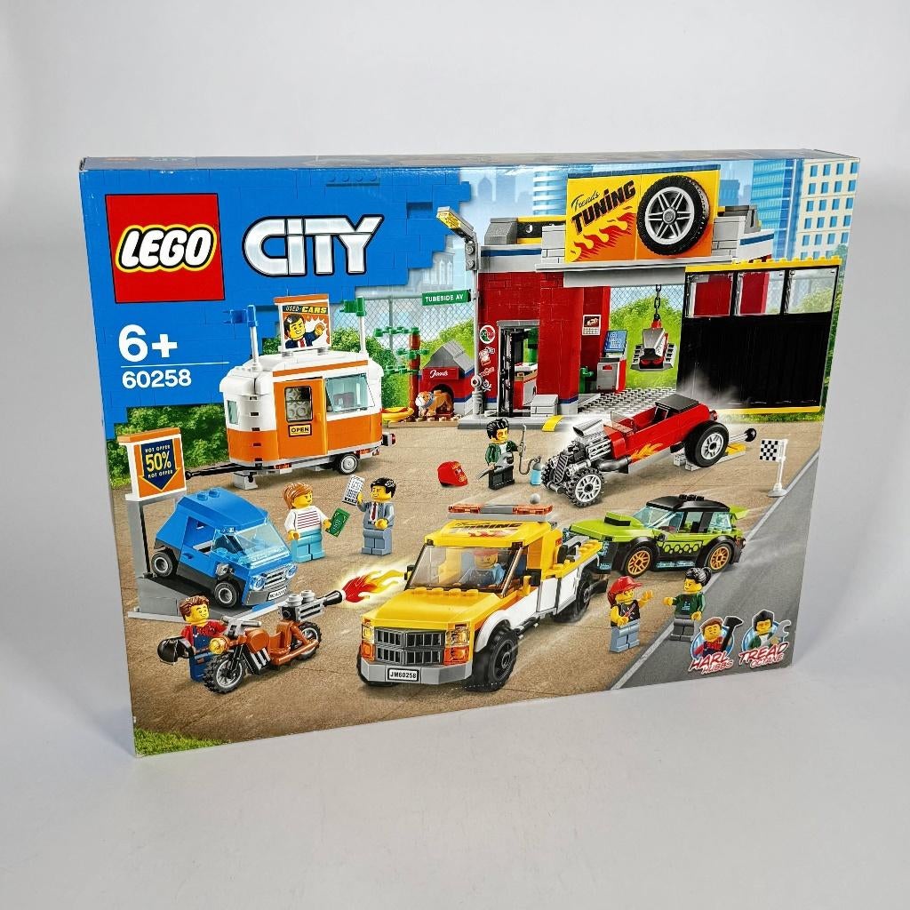 LEGO City 60258 Tuning Garage – Nieuw, City, Lego, Nieuw, Ophalen of Verzenden