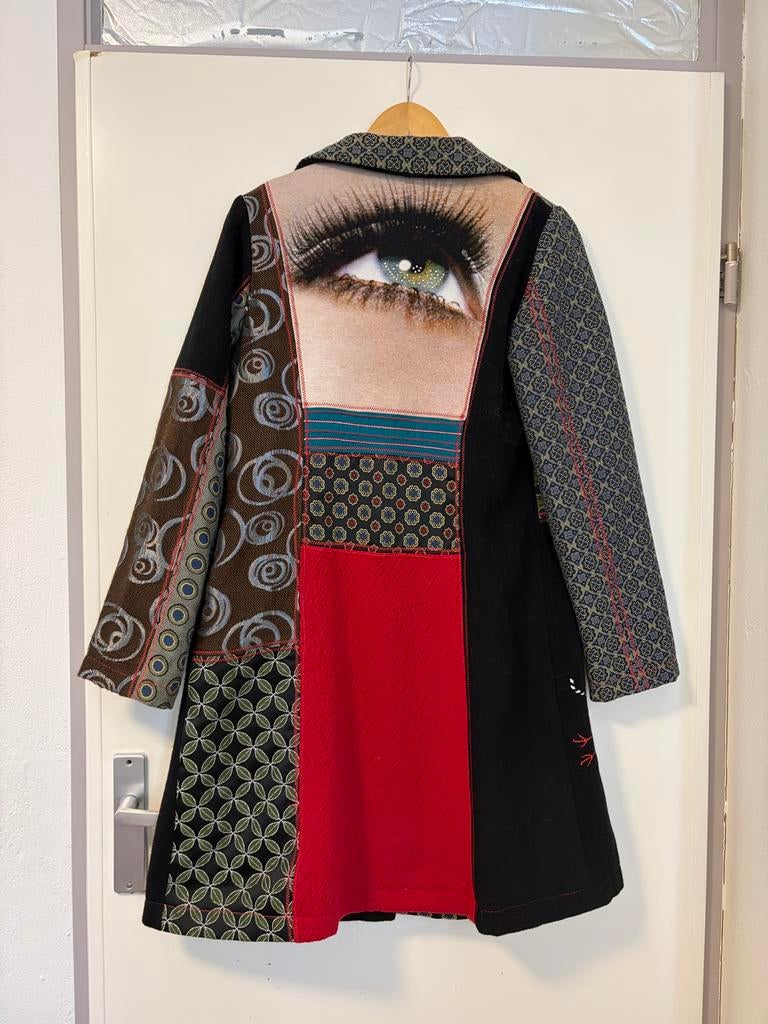 Desigual jas, Kleding | Dames, Ophalen, Zo goed als nieuw, Maat 42/44 (L), Overige kleuren
