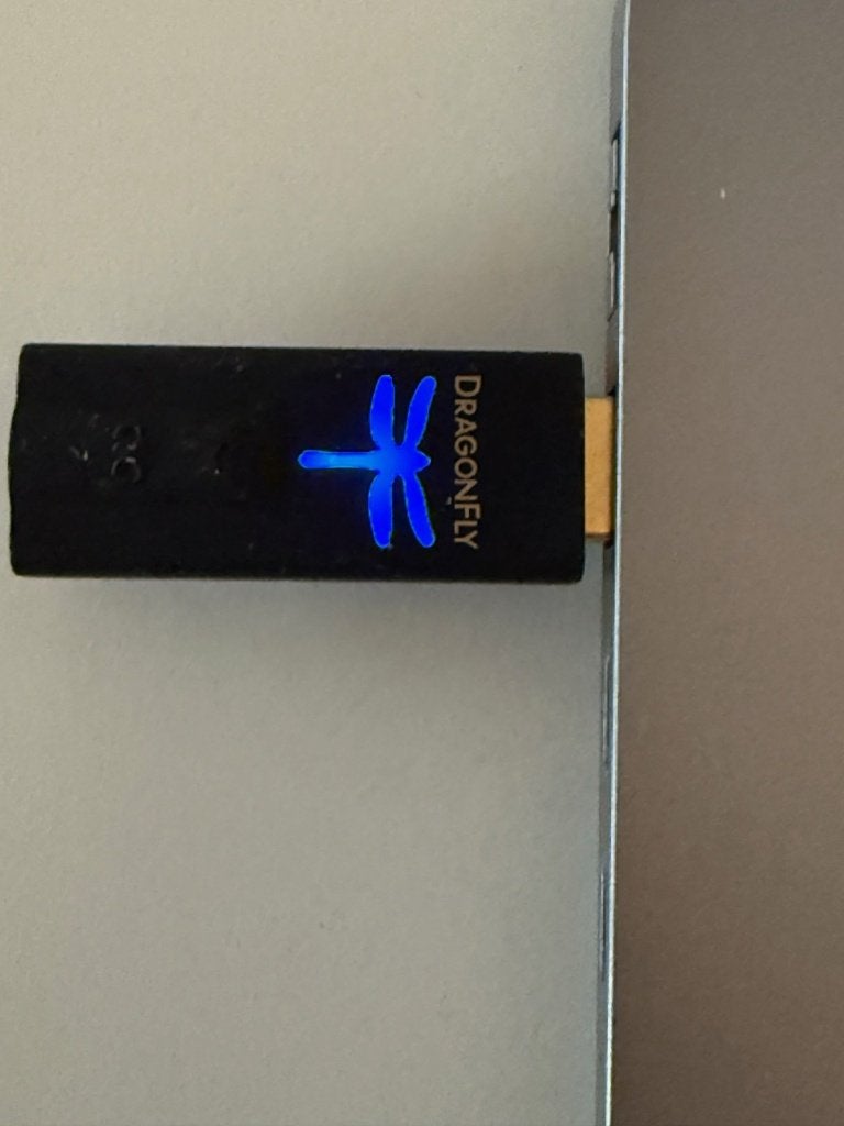AudioQuest Dragonfly Black v1.5 USB DAC + Jitterbug, Ophalen of Verzenden, Gebruikt