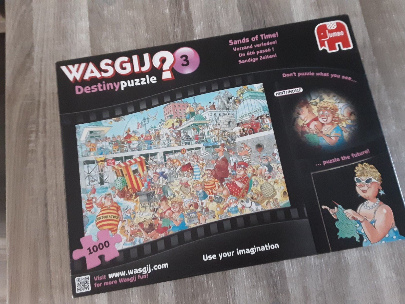 Wasgij Destiny 3: Sands of Time! 1000 stukjes puzzel, Ophalen of Verzenden, 500 t/m 1500 stukjes, Zo goed als nieuw
