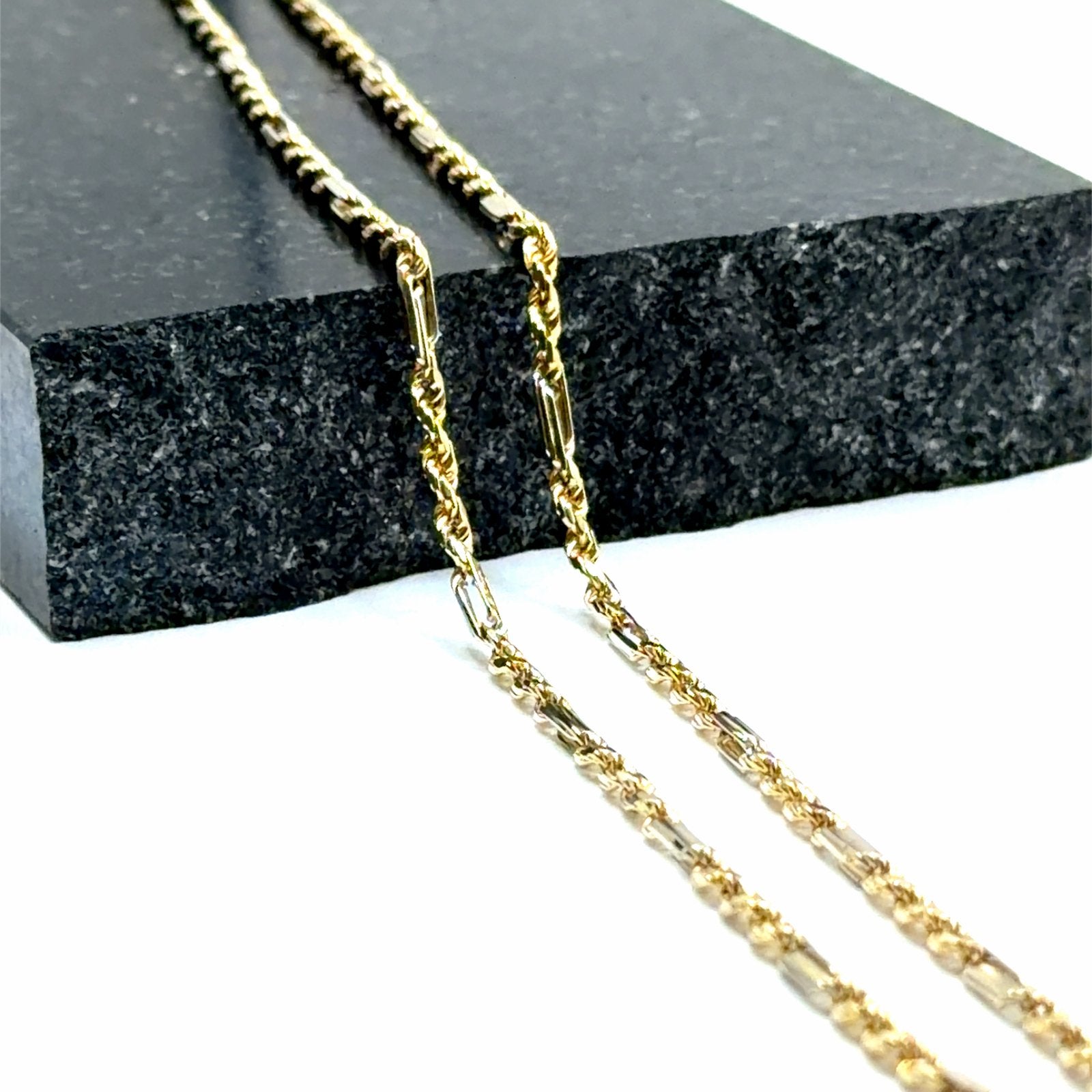 Gouden rope ketting 14karaat, W, Nieuw, Ophalen of Verzenden, W