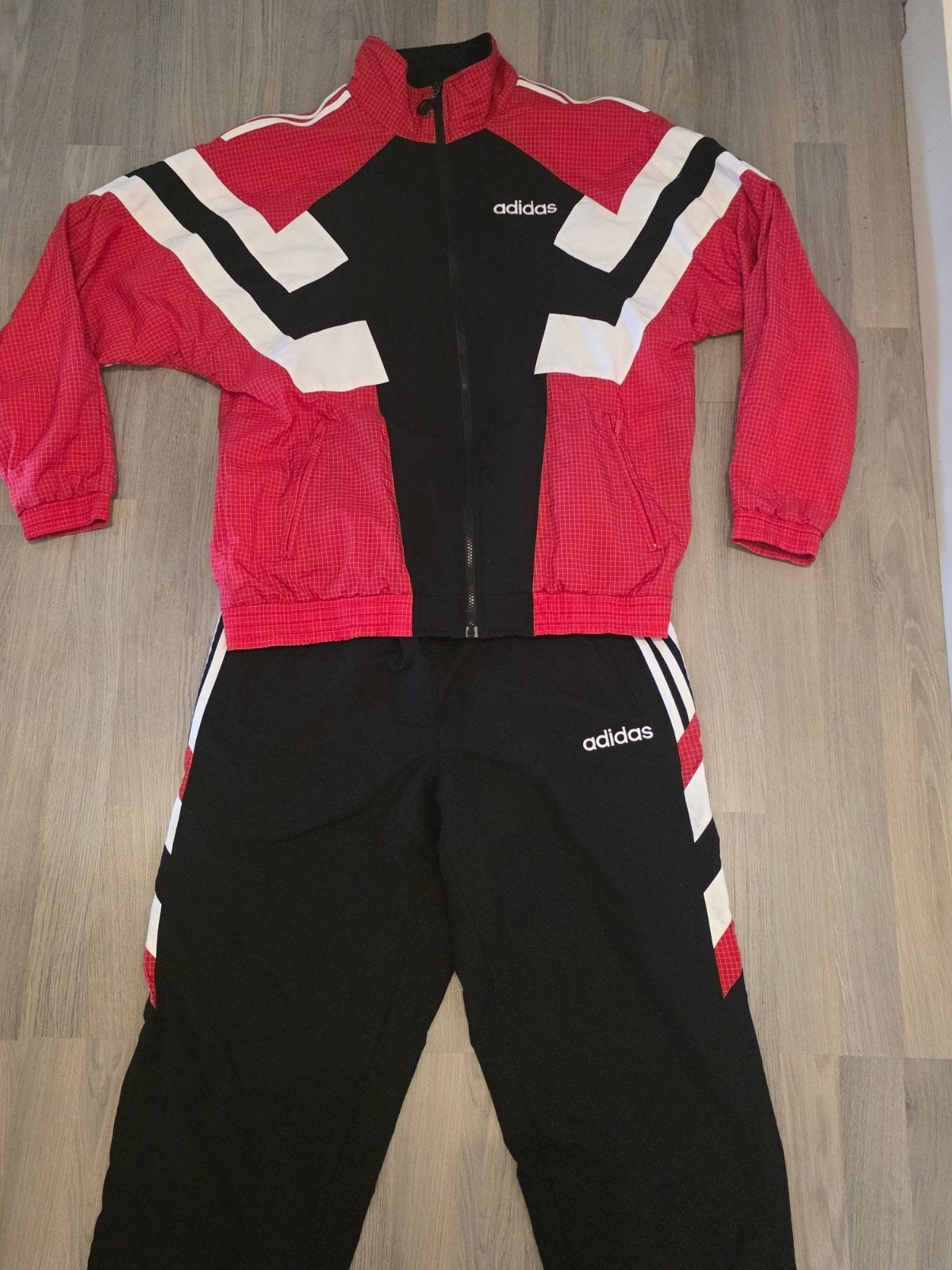 Adidas trainingspak zeldzaam zgan, Maat 52/54 (L), Blauw, Ophalen of Verzenden, Zo goed als nieuw