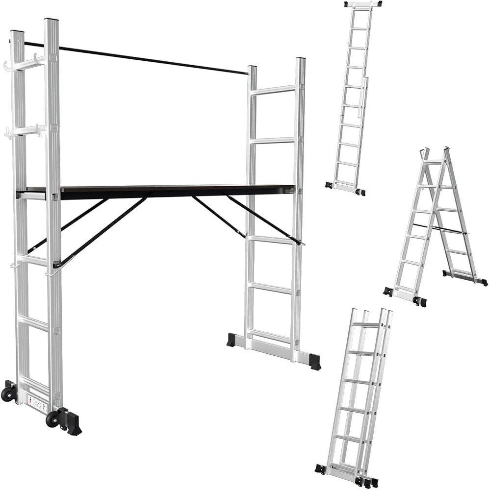 4-in-1 Kamersteiger - Multifunctioneel en Verstelbaar, Verzenden, Nieuw, Rolsteiger of Kamersteiger, Minder dan 2 meter