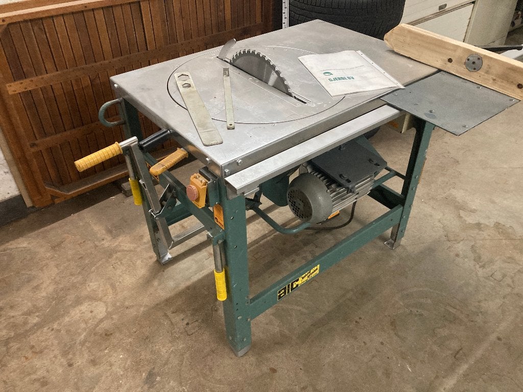 gjerde zaagtafel bouwzaag 380 volt, Doe-het-zelf en Verbouw, Ophalen, Cirkelzaag, 70 mm of meer, Zo goed als nieuw