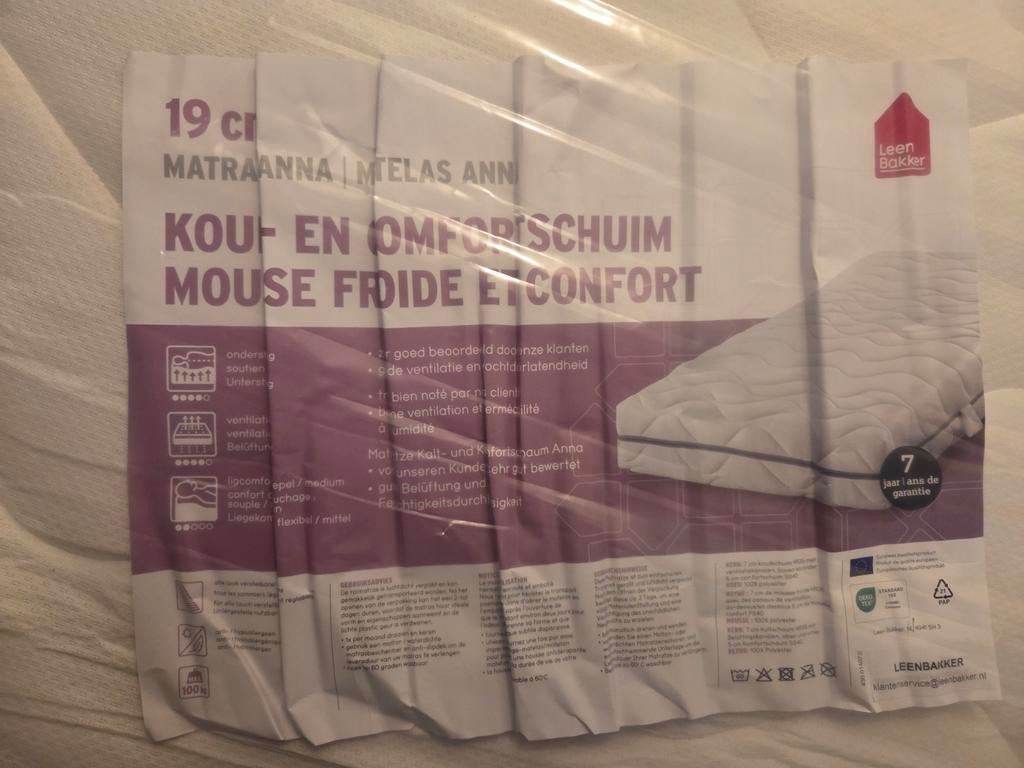 Matras 80x200cm, Ophalen, Nieuw, Eenpersoons