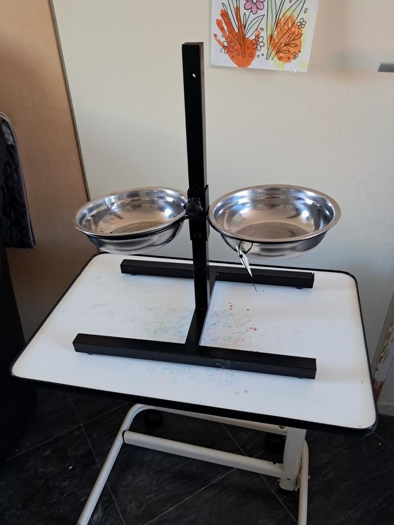 Voerbak op standaard nr 11, Ophalen, Zo goed als nieuw