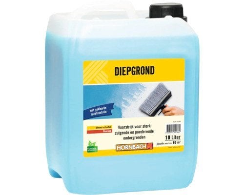 Hornbach Diepgrond - Ongeveer 1 liter over, Ophalen, Gebruikt, Blauw, Verf