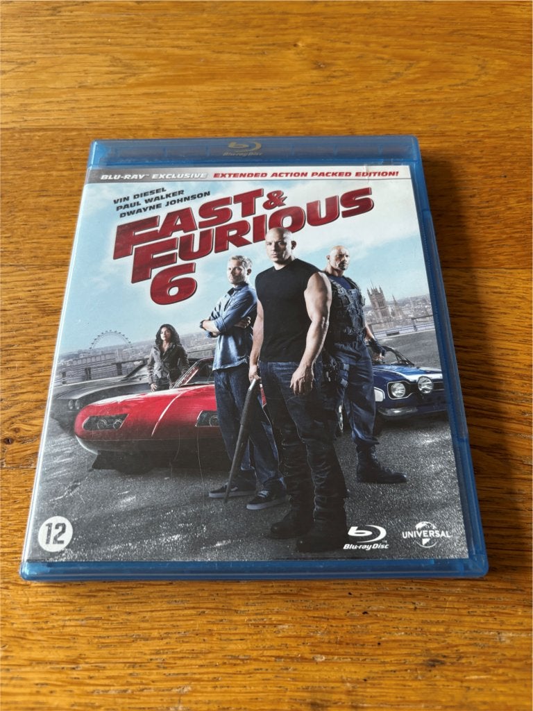 Blu-ray Fast & Furious 6 - NL-Uitgave, Gebruikt, Frans, Film, Actie