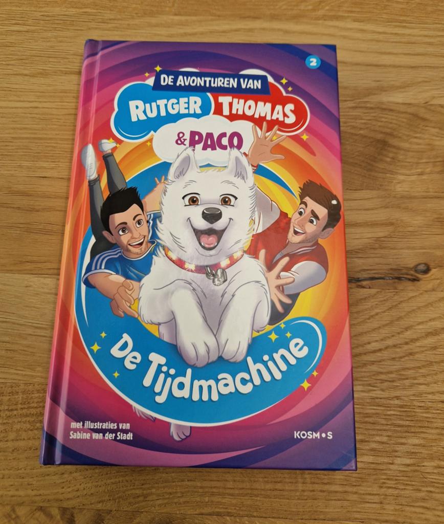 De Avonturen van Rutger, Thomas & Paco: De Tijdmachine, Ophalen of Verzenden, Zo goed als nieuw, Rutger Vink, Thomas van Grinsven