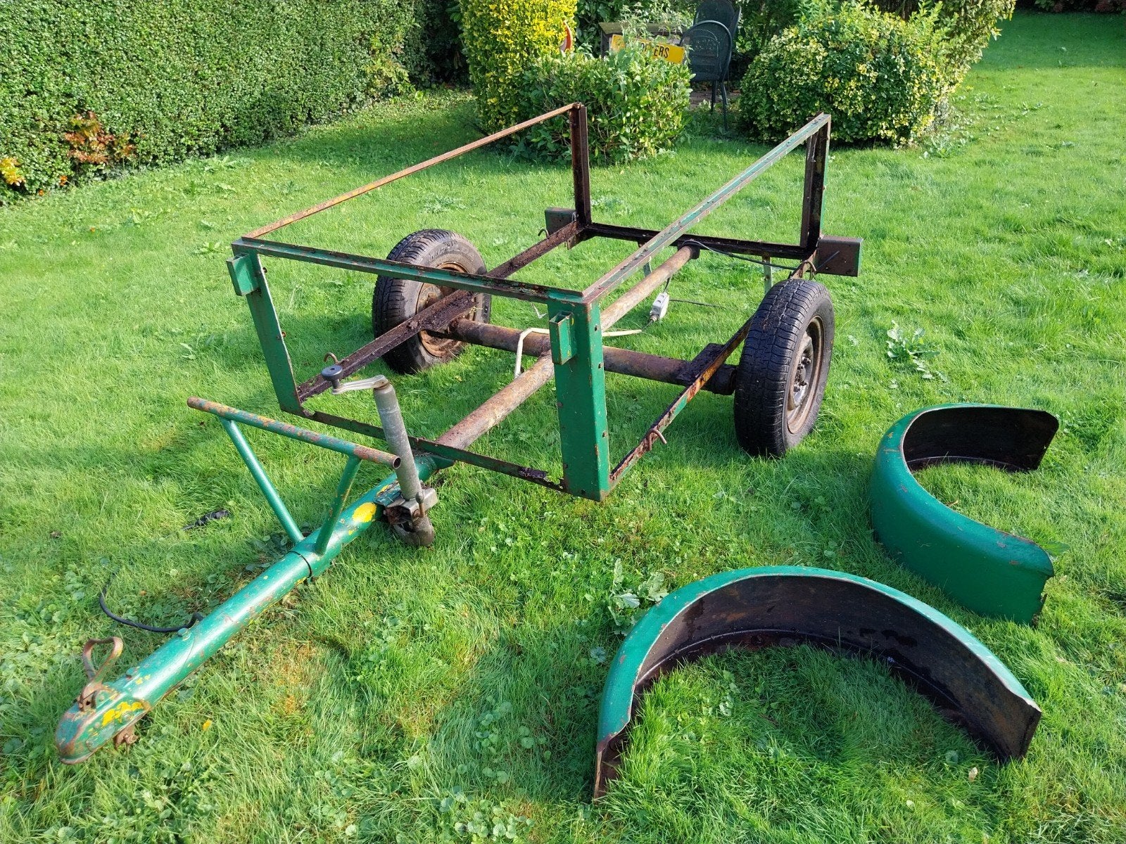 opknapper frame, Ophalen