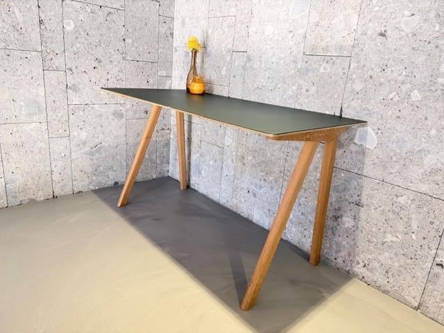 Hay CPH90 bureau in eiken / groen linoleum, Ophalen, Groen, Gebruikt, Scandinavisch