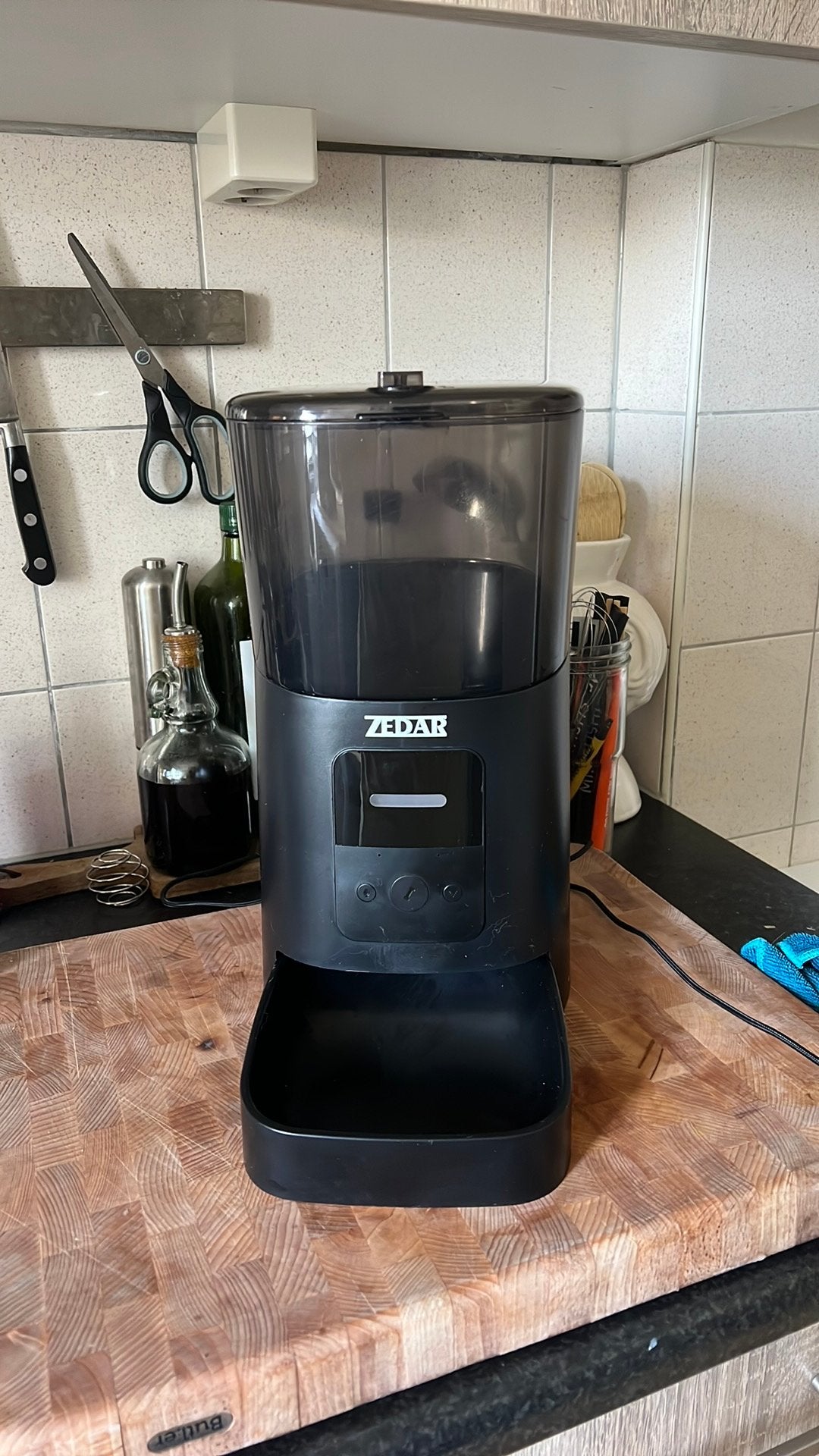 Zedar automatische voerbak/ geen camera, Dieren en Toebehoren, Ophalen of Verzenden, Automatisch, Zo goed als nieuw