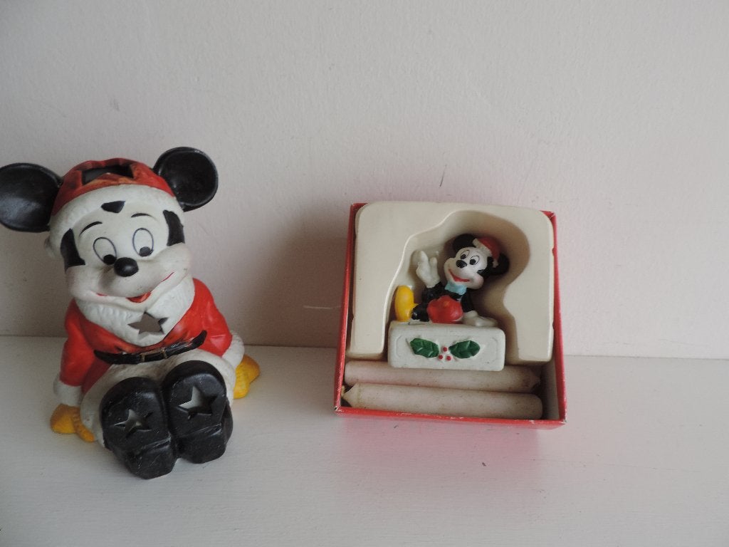 mickey mouse kerst vintage, Ophalen of Verzenden, Gebruikt