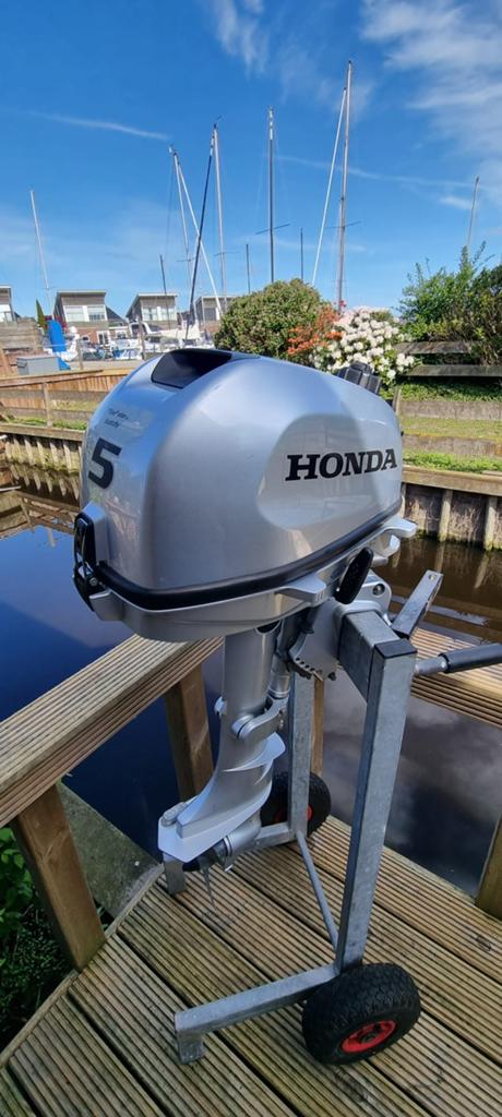 Nette 5PK 4-Takt Buitenboordmotor Langstaart Weinig gebruikt, Ophalen of Verzenden, Zo goed als nieuw, Motor en Techniek, Motorboot