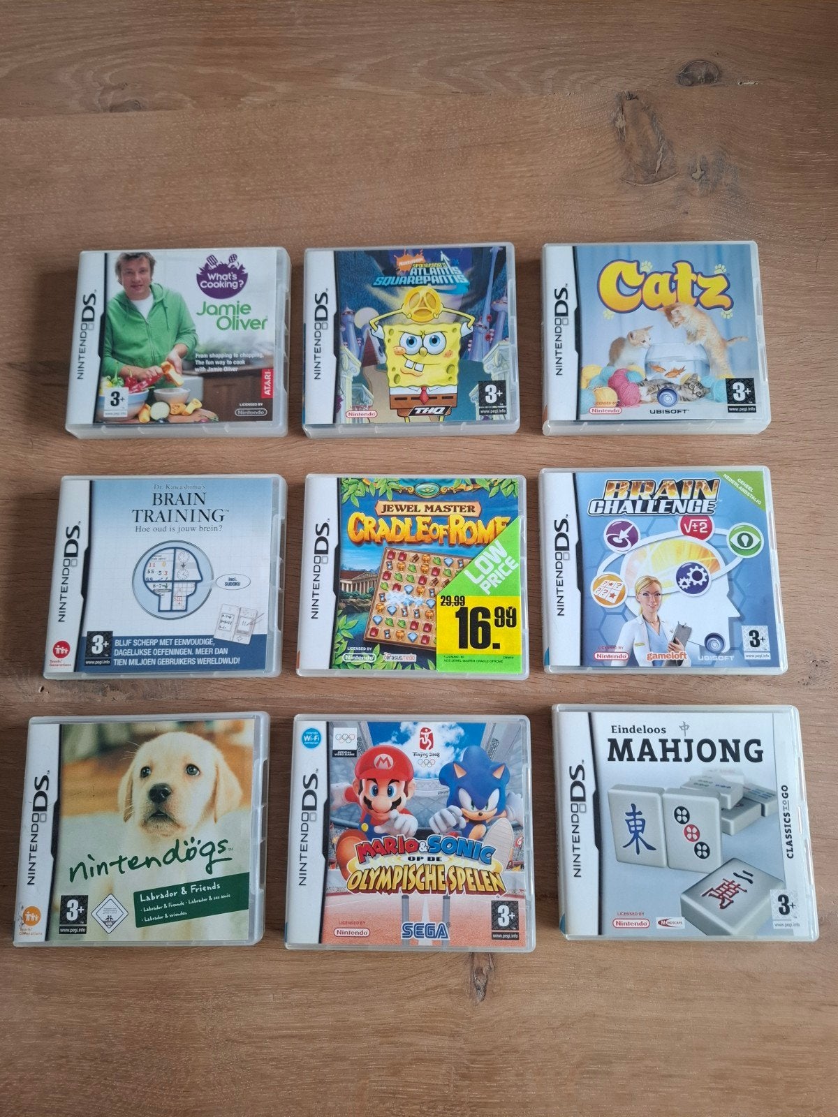 Nintendo DS spellen 9x, Spelcomputers en Games, Games | Nintendo Game Boy, Puzzel en Educatief, 1 speler, Ophalen of Verzenden