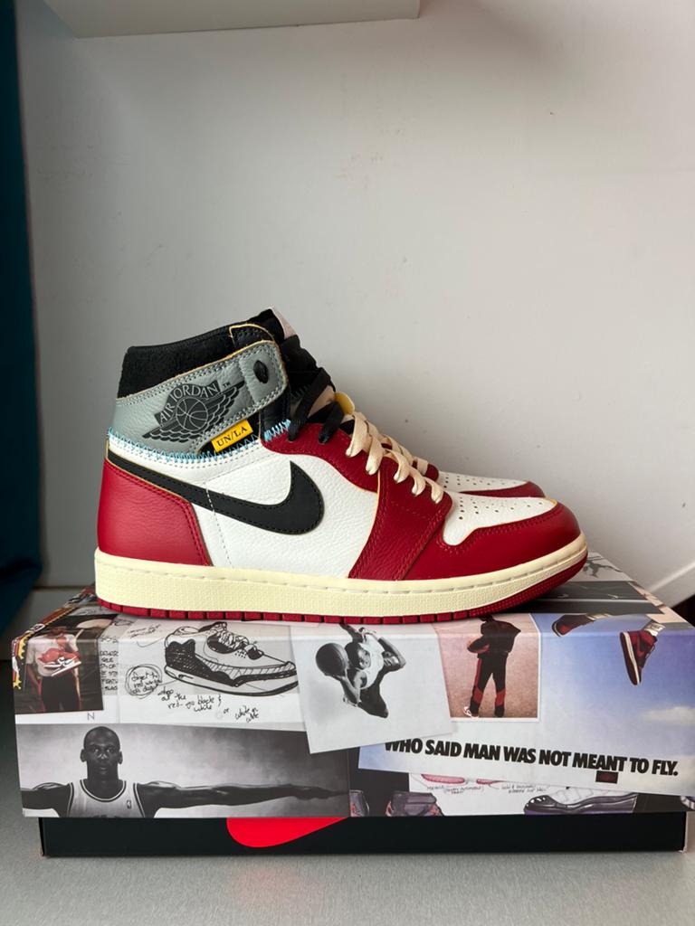 Jordan 1 high union Maat 42,5 nieuw, Ophalen of Verzenden, Zo goed als nieuw, Overige kleuren