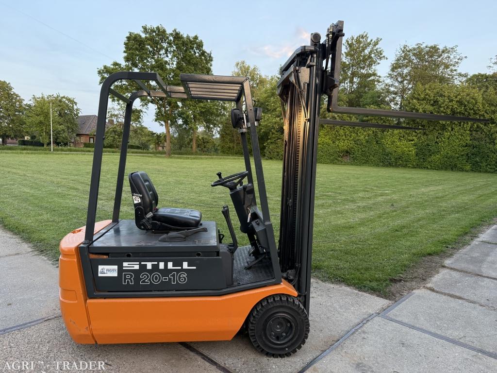 Still 1600KG elektrisch 3-delig 514cm freelift 4 ventielen, Zakelijke goederen, Machines en Bouw | Heftrucks en Intern transport