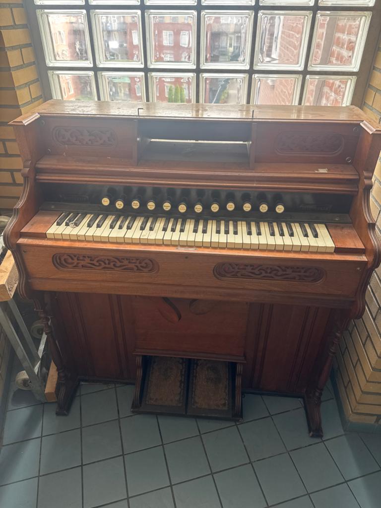 Harmonium - Klassiek Blaasorgel, Ophalen, Gebruikt, Zwart, Vleugel