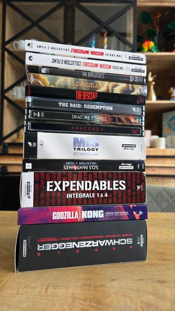 4k blue rays, Cd's en Dvd's, Blu-ray, Ophalen of Verzenden, Zo goed als nieuw, Actie