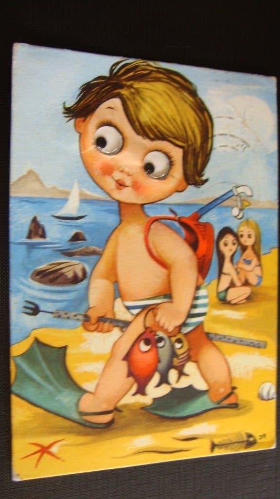 Oogjeskaart, Ophalen of Verzenden, 1980 tot heden, Gelopen, Overige thema's