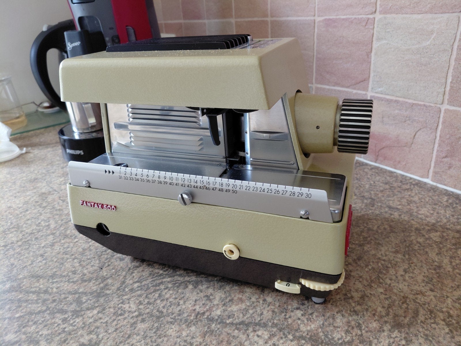 Fraaje oude projector. Liesegang Fantax vollautomat 500, Ophalen of Verzenden, Gebruikt