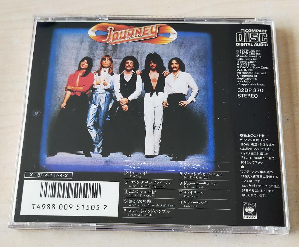 Journey - Evolution CD 1979/1986 Japan, Ophalen of Verzenden, Gebruikt, Poprock