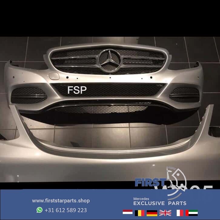 MB W205 complete achterbumper / origineel Mercedes C Klasse, Gebruikt, -, Ophalen of Verzenden, Bumper