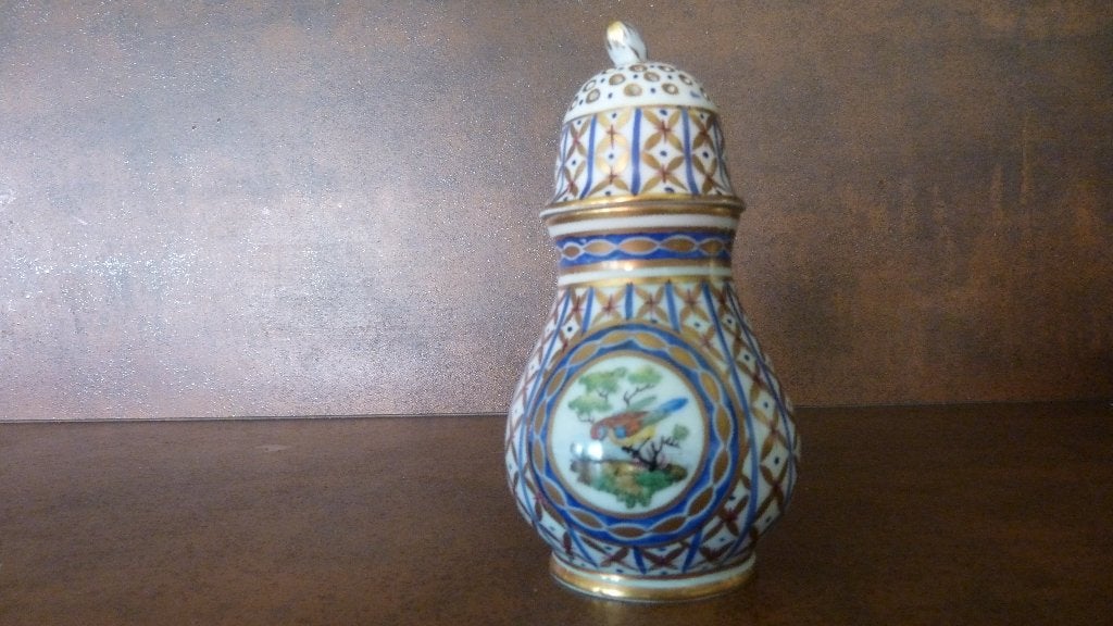 Thieme Potschappel strooier porselein, Antiek en Kunst, Ophalen of Verzenden