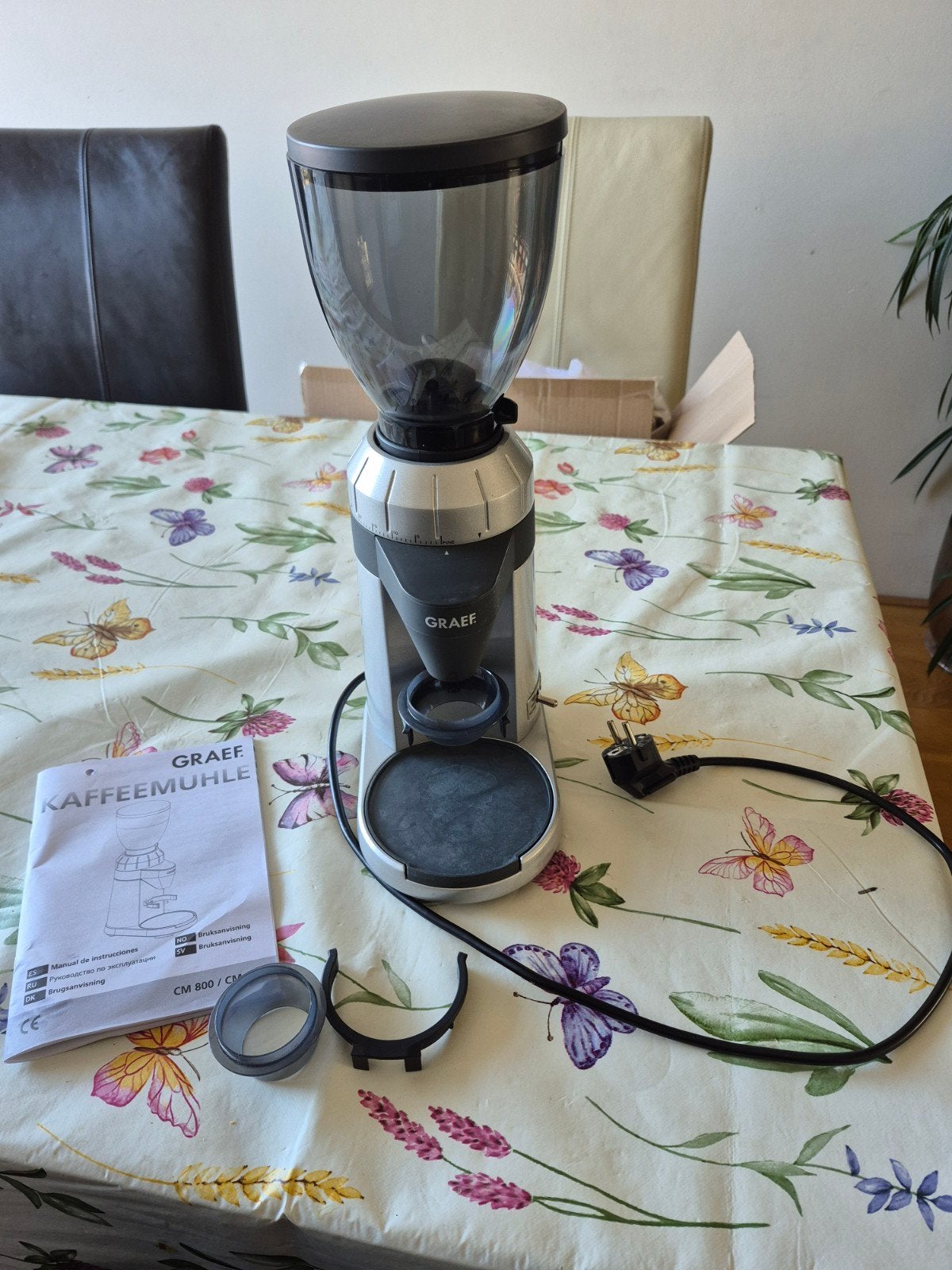 Graef CM 800 Koffiemolen - Perfect voor verse koffie, Witgoed en Apparatuur, Ophalen of Verzenden, Gebruikt, Gemalen koffie