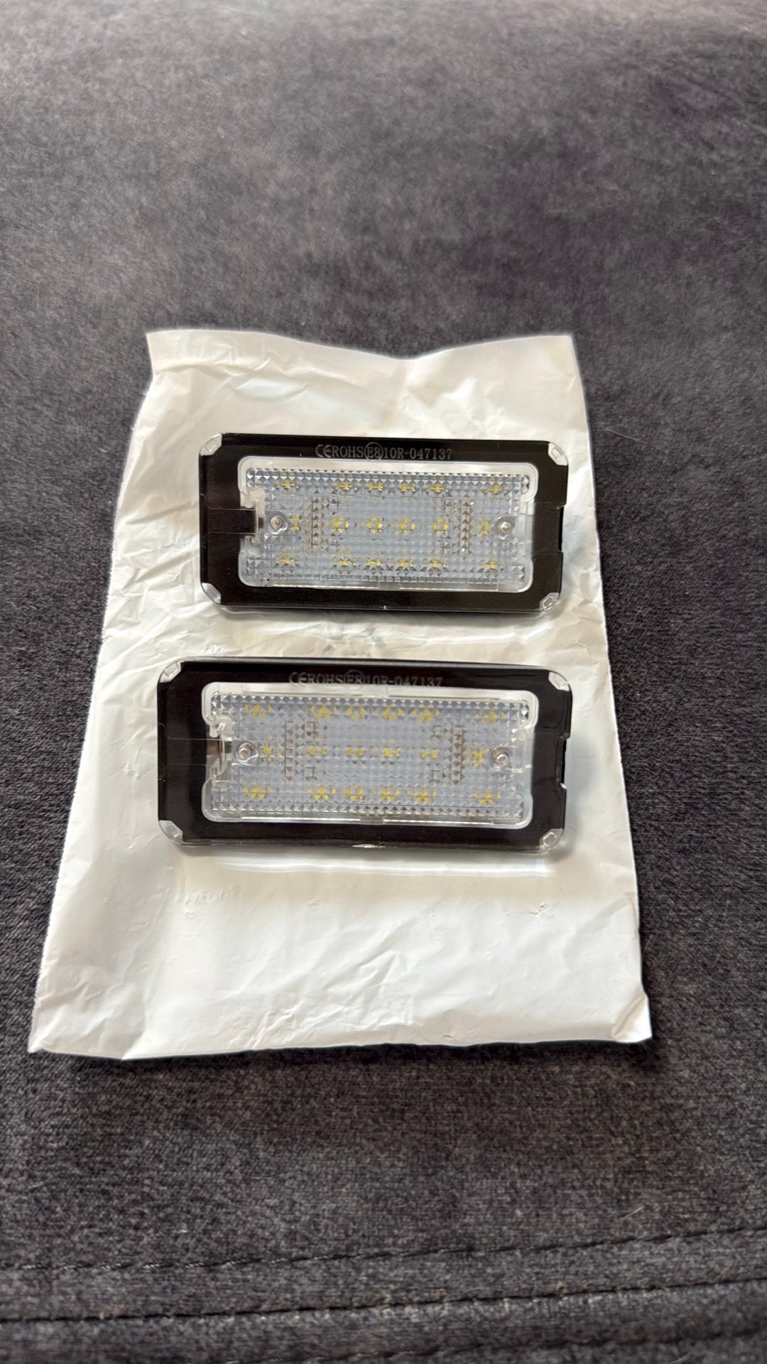 Fiat Abarth LED kentekenverlichting 2 stuks, Ophalen of Verzenden, Nieuw, Fiat