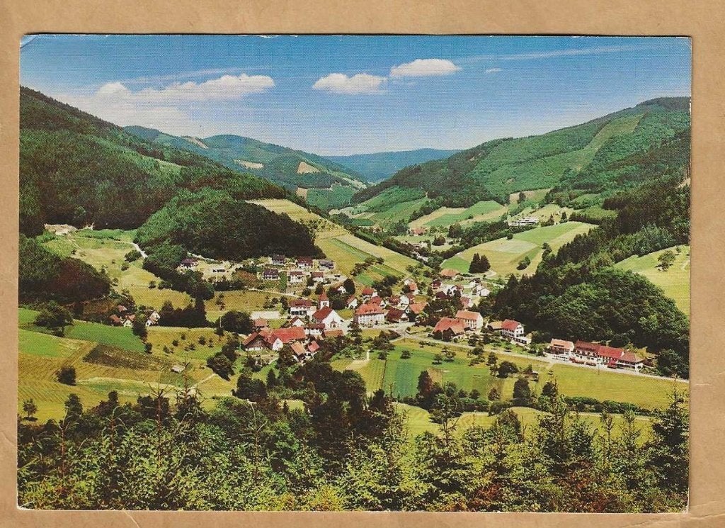Ansichtkaart Oberwolfach-Walke Zwarte Woud Duitsland, Verzamelen, Ansichtkaarten | Buitenland, Ophalen of Verzenden, 1960 tot 1980