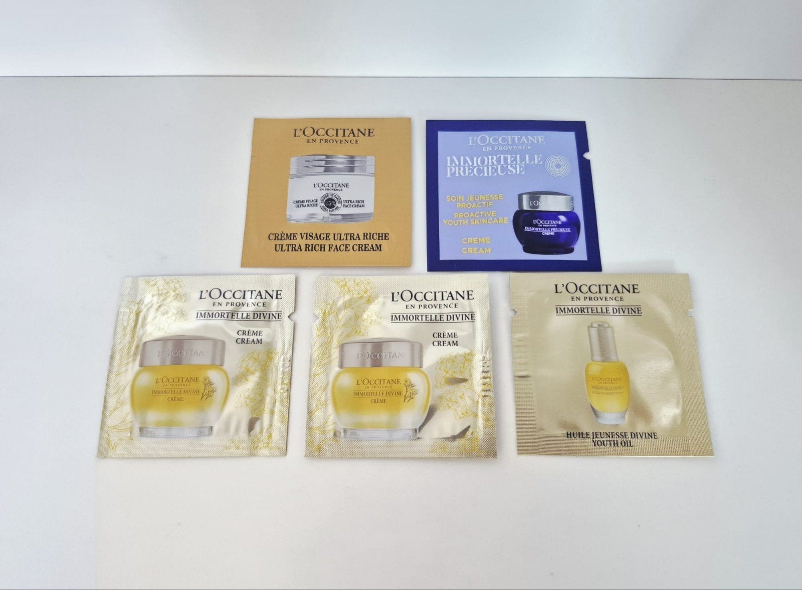 Nieuw 5x L'occitane samples divers, Ophalen of Verzenden, Nieuw