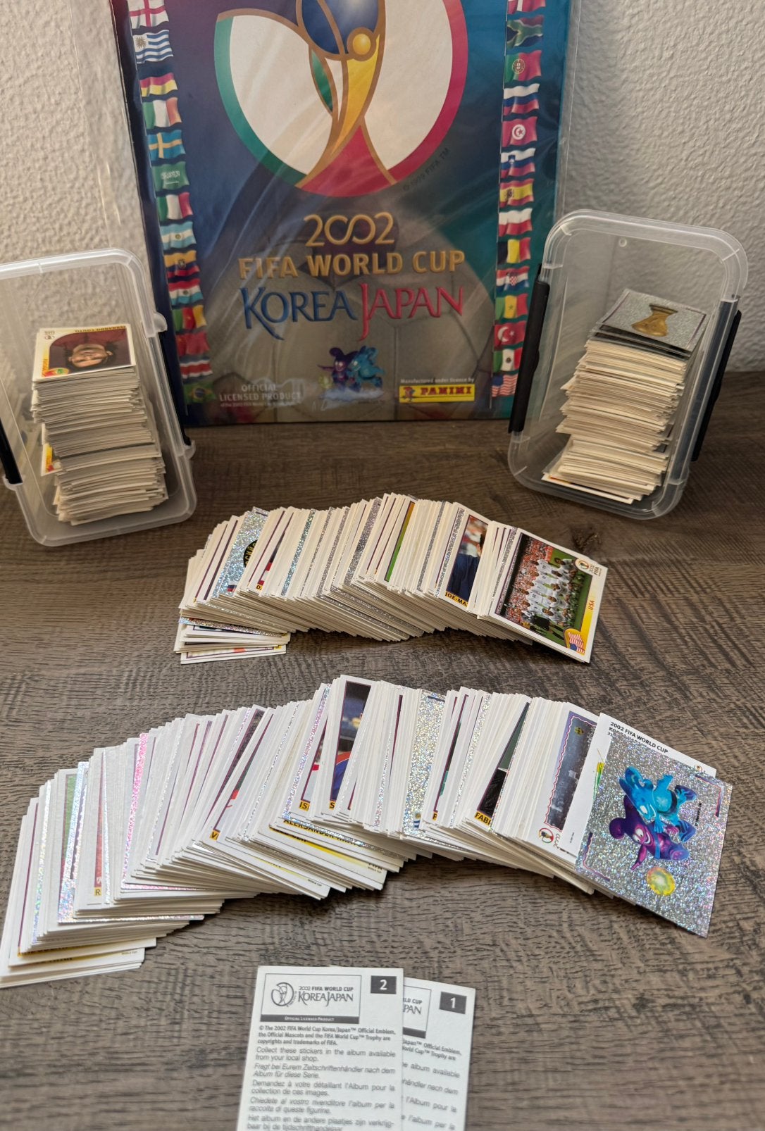 Panini Voetbal WK 2002 Stickers, Ophalen of Verzenden, Zo goed als nieuw, Meerdere stickers