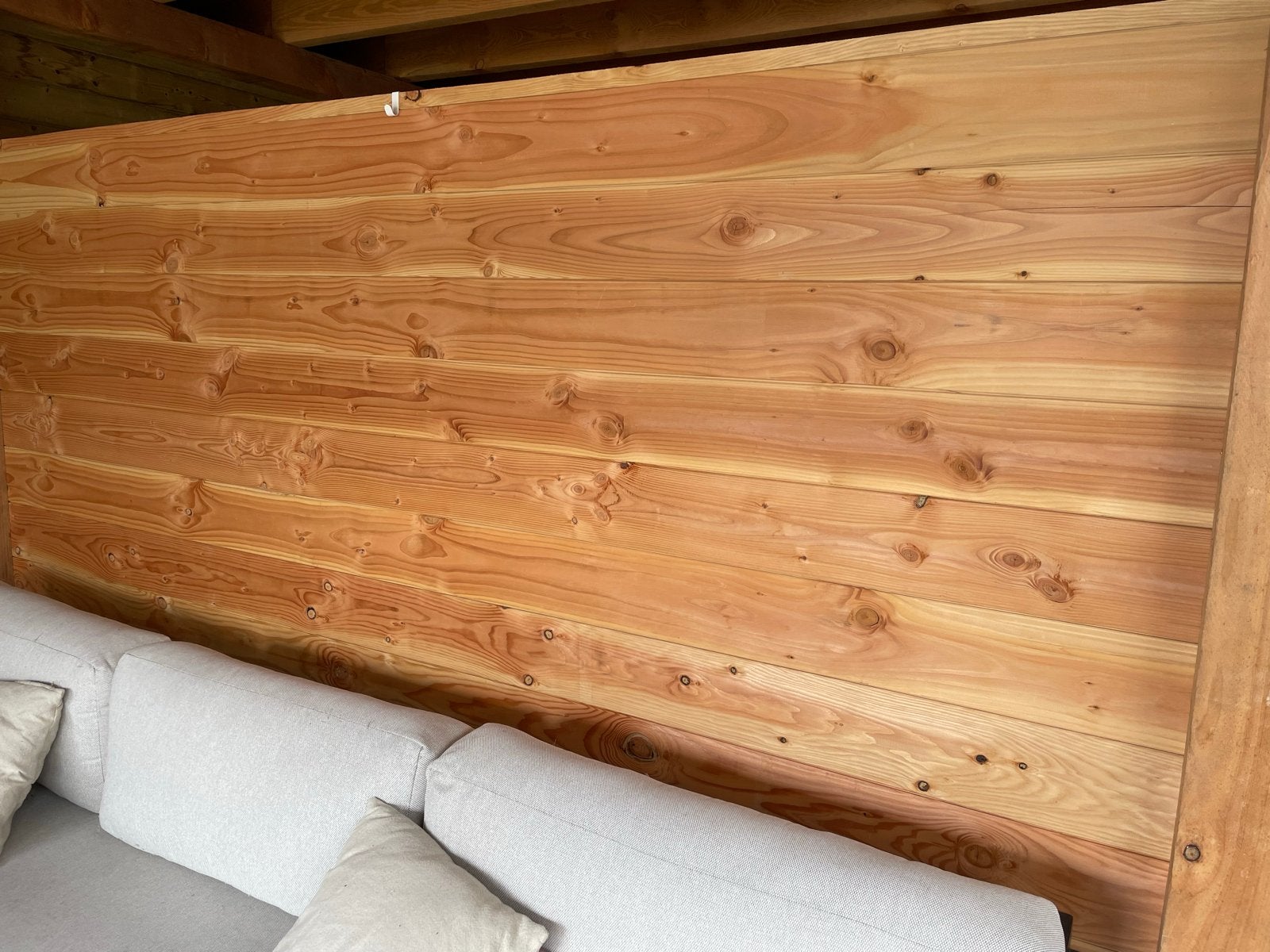 10x Douglas planken 500cm lang, veer en groef verbinding, Doe-het-zelf en Verbouw, Hout en Planken, Ophalen, Gebruikt, Minder dan 25 mm