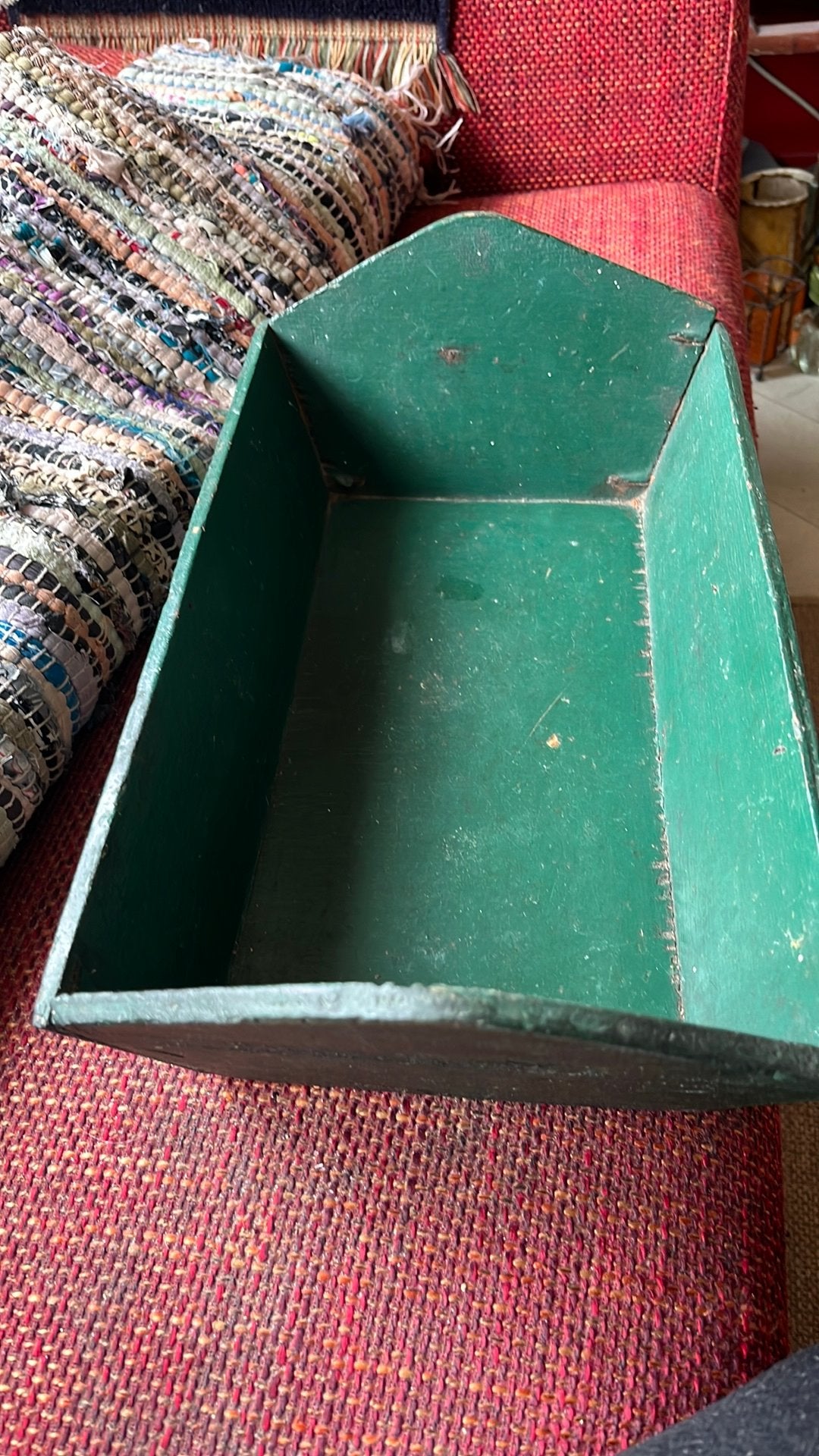 Antieke Houten Mangel -Bak, Ophalen of Verzenden