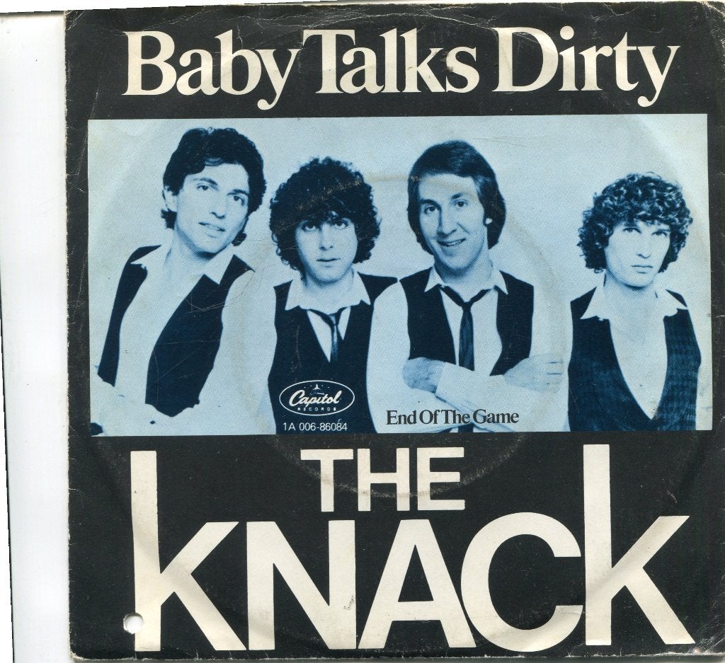 THE KNACK  -  Baby talks dirty, Gebruikt, 7 inch, Pop, Fotohoes
