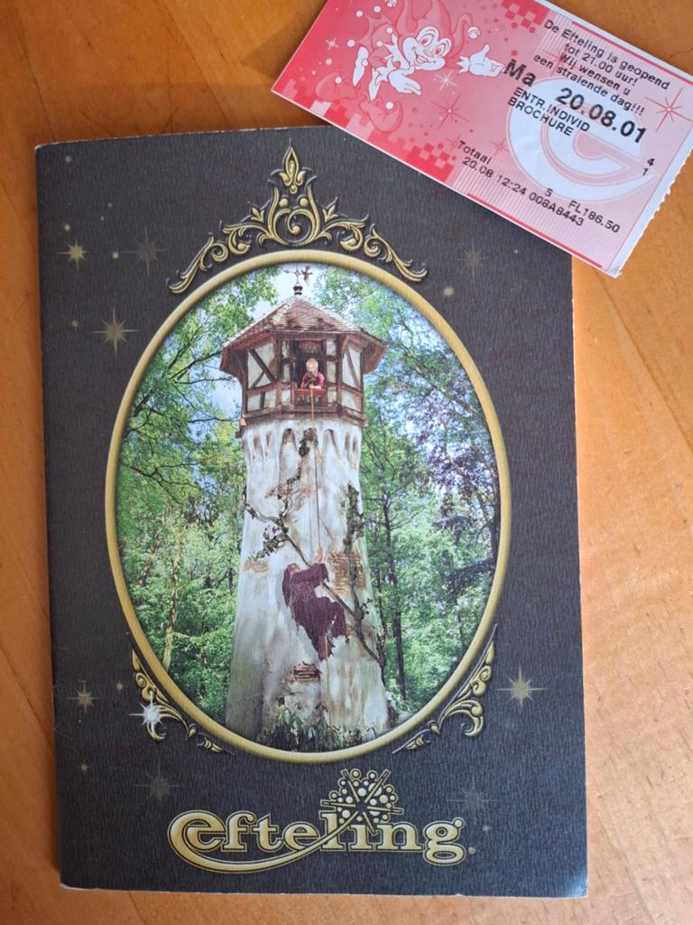 Efteling Brochure & Ticket 2001 - Sprookjesbos, Verzamelen, Efteling, Ophalen of Verzenden