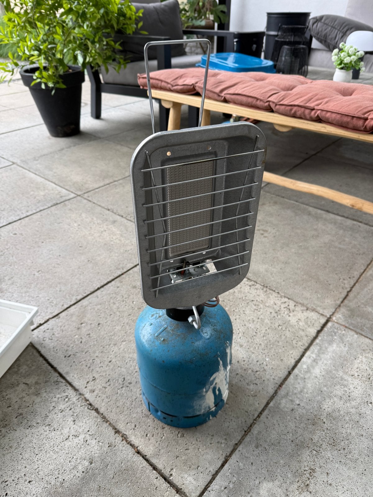 Gaskachel Star 1500 Plus met optionele gasfles, Ophalen of Verzenden, Gebruikt