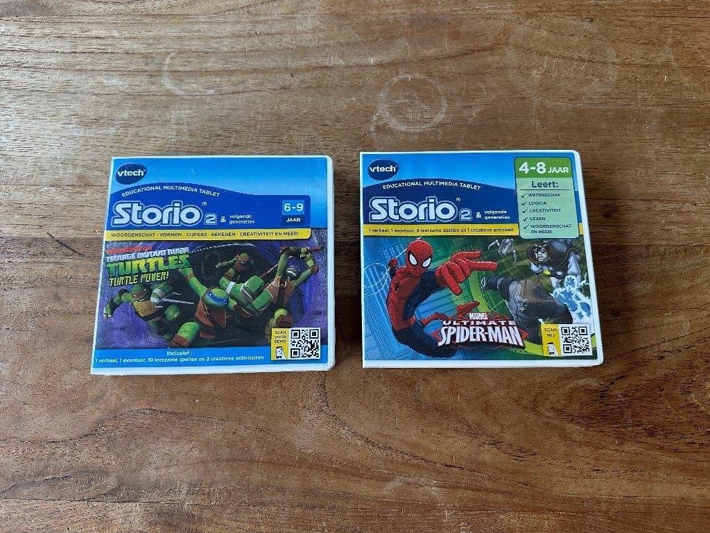 Vtech Storio 2 Spiderman Ninja Turtles, Kinderen en Baby's, Speelgoed | Vtech, Ophalen of Verzenden, Zo goed als nieuw, 6 jaar of ouder