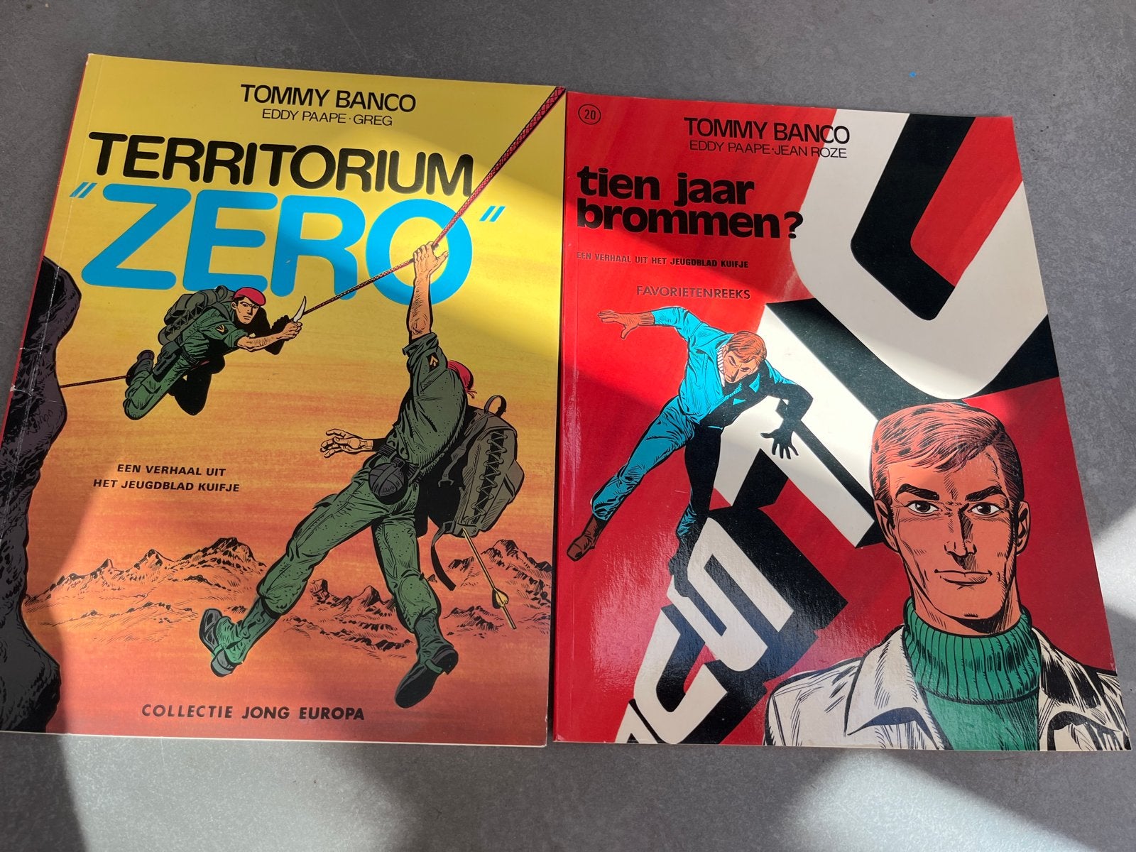 Tommy Banco - Territorium Zero & Tien Jaar Brommen?, Boeken, Meerdere stripboeken, Ophalen of Verzenden, Gelezen