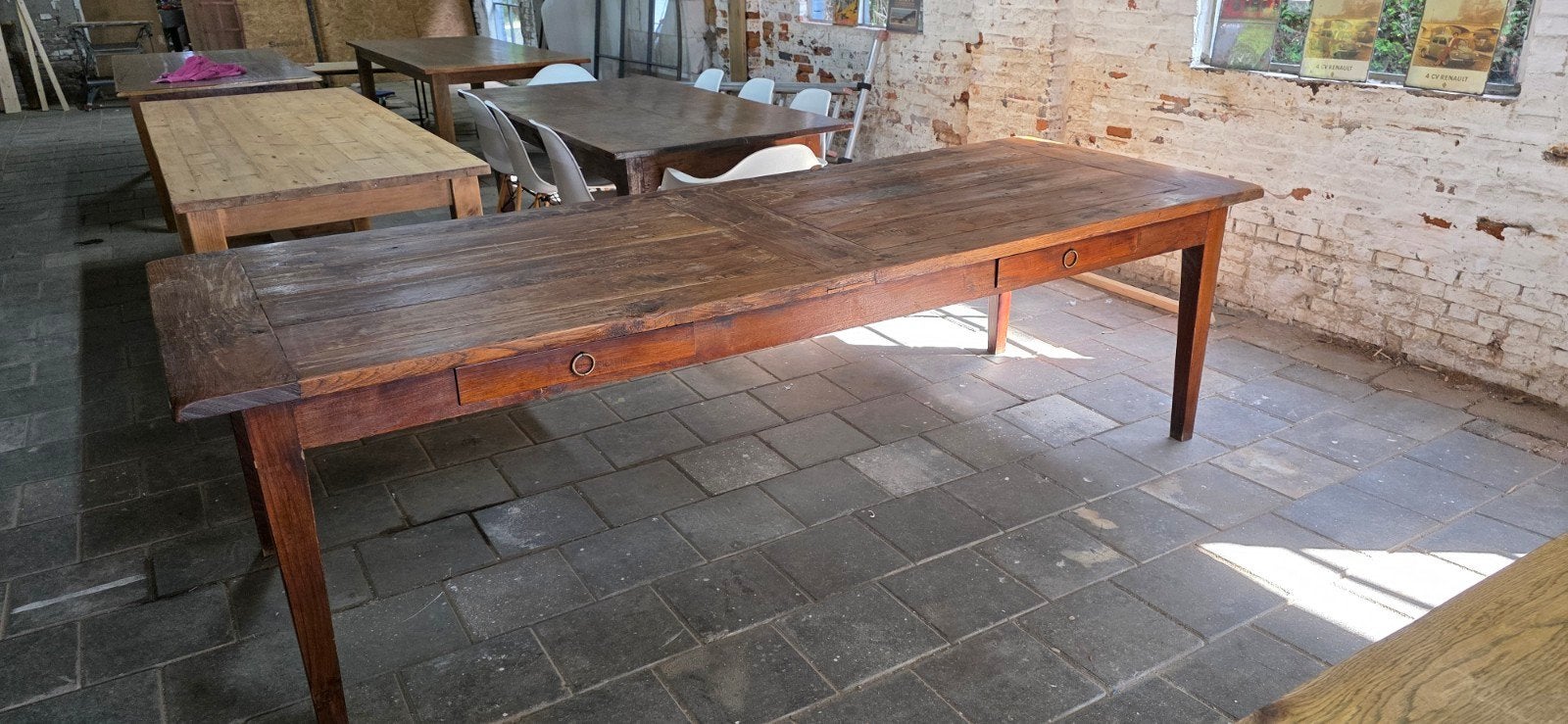 boerentafel 275 cm, Gebruikt, 200 cm of meer, Nb, Nb