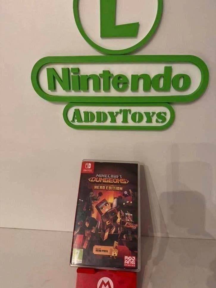 Minecraft Dungeons Hero Edition switch / Oled / Switch 2, Spelcomputers en Games, Games | Nintendo Switch, Zo goed als nieuw, 3 spelers of meer
