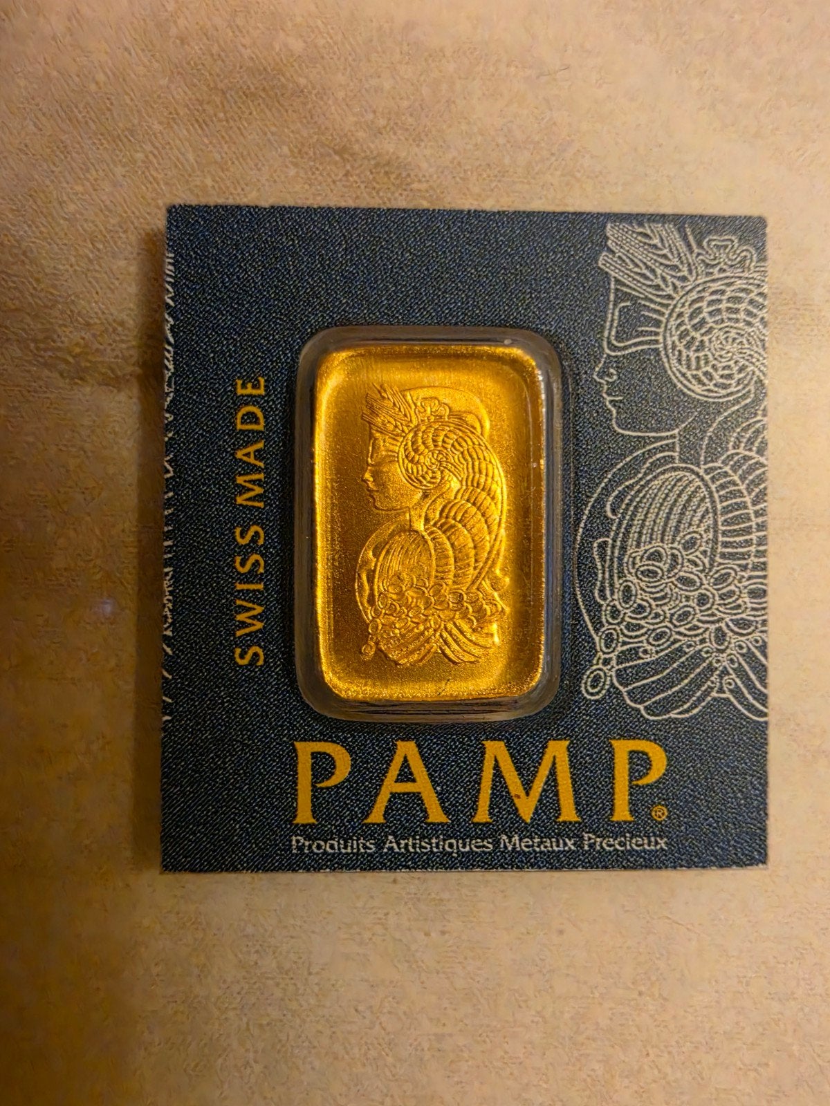1g Goudbaar PAMP Suisse Lady Fortuna Veriscan 999.9, Ophalen of Verzenden