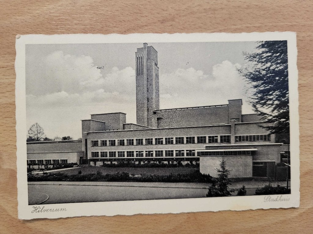 ansicht HILVERSUM Stadhuis Dudok, Ophalen of Verzenden, Voor 1920, Noord-Holland