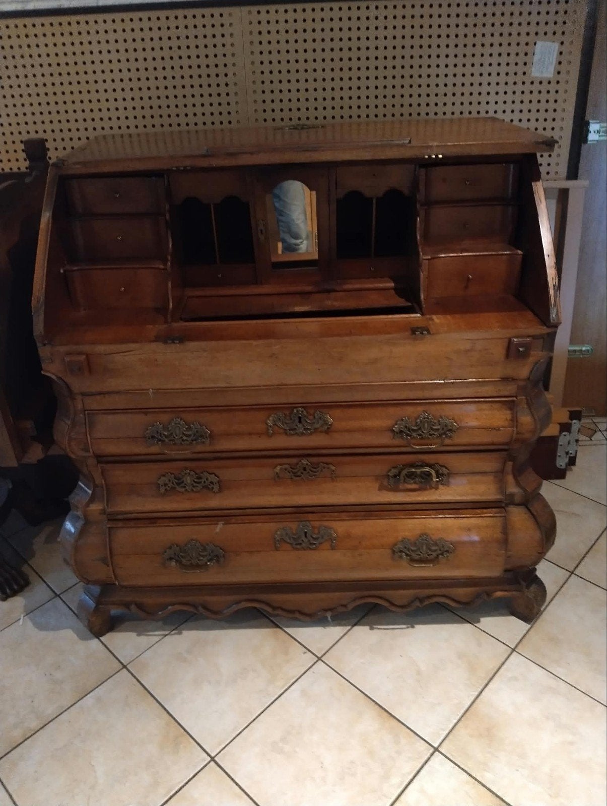 Antieke kast  secretaire bureau, Ophalen, Gebruikt