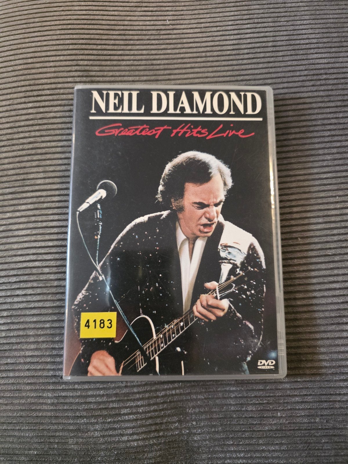 Neil diamond, greatist hits live  dvd is krasvrij, Ophalen of Verzenden