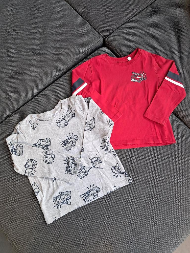 K22 Set shirtjes C&A maat 104, Kinderen en Baby's, Kinderkleding | Maat 104, Gebruikt, Jongen, Shirt of Longsleeve, Ophalen of Verzenden