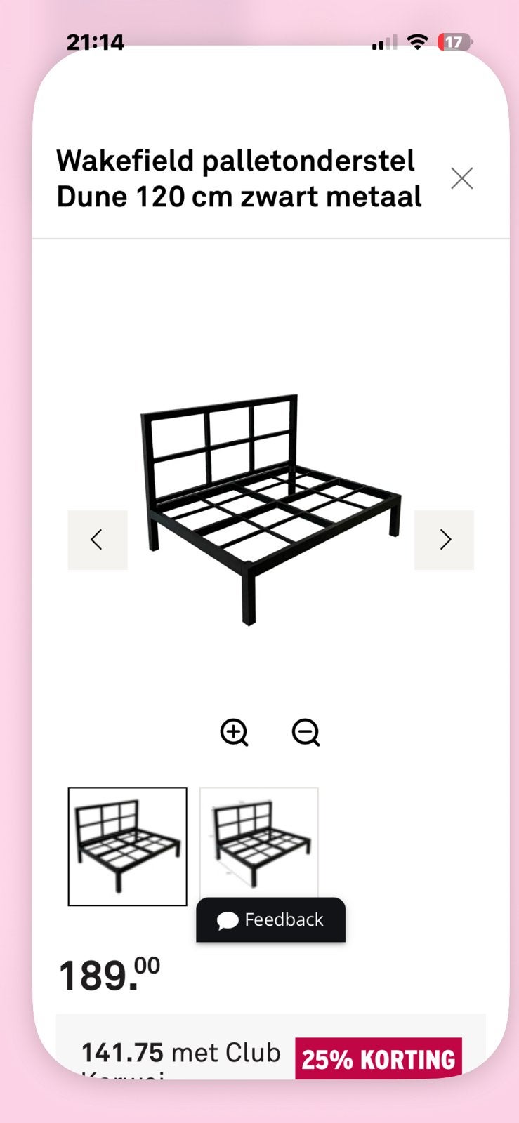 Pallet onderstel karwei, Ophalen of Verzenden, Zo goed als nieuw